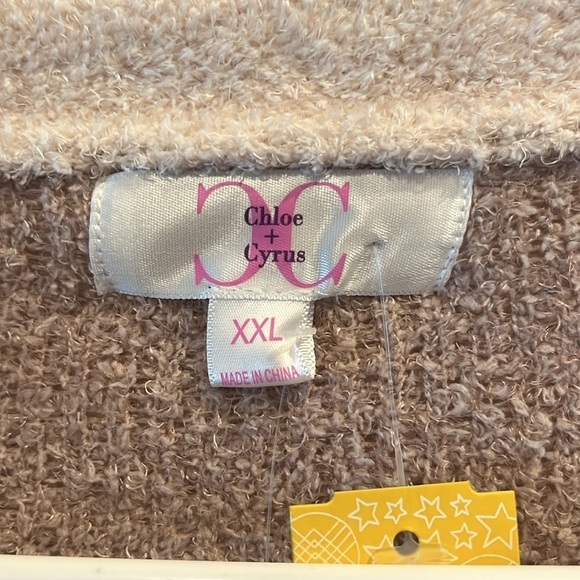 Chloe & Cyrus (from stitch fix)  girls Lara open front cardigan. Size XXL. NWT - Picture 4 of 10